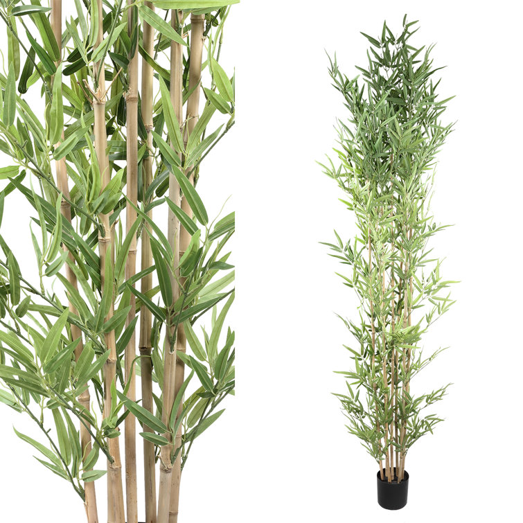 The Seasonal Aisle 225Cm Faux Bamboo Plant in Pot Wayfair.co.uk